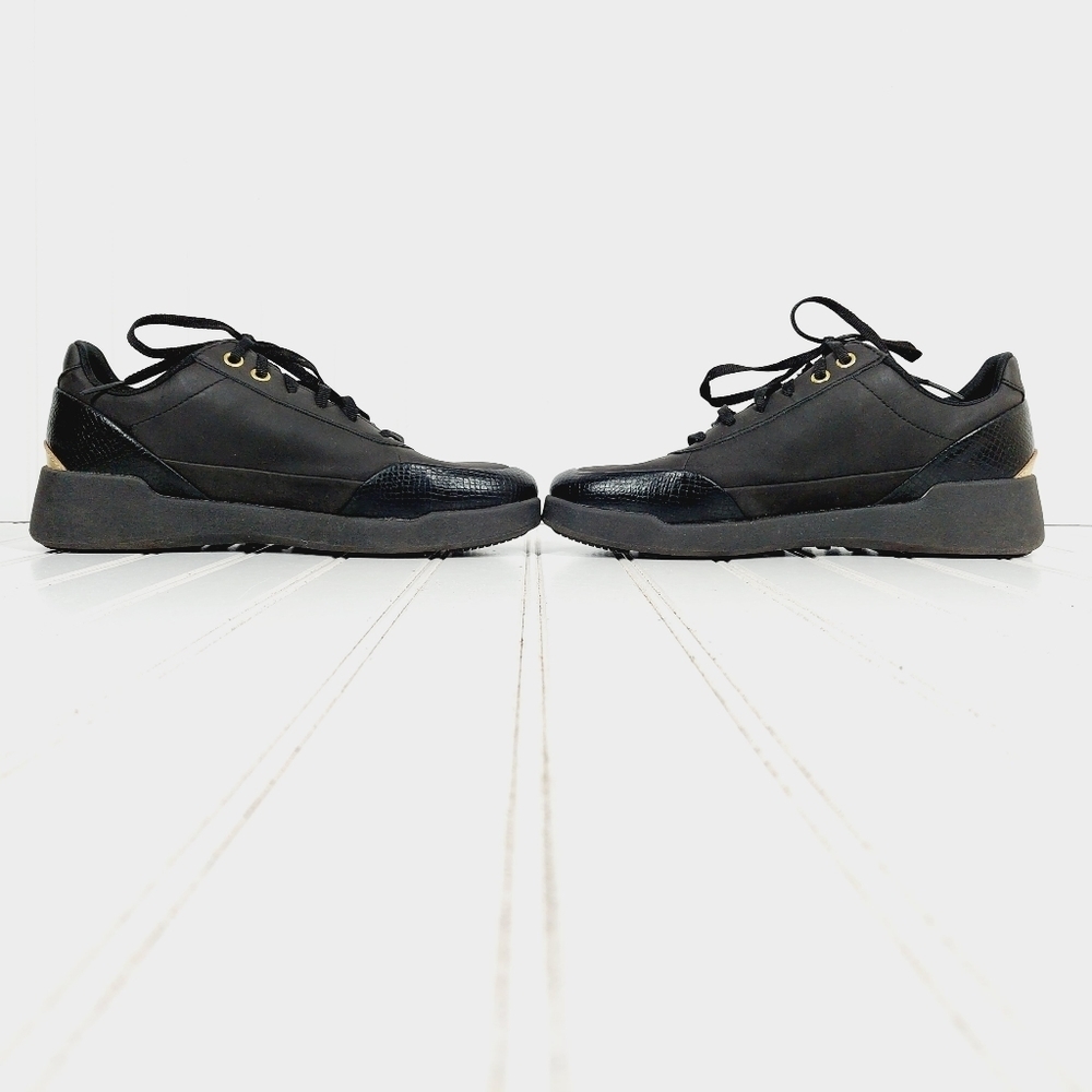 Ryka Paola Black Snakeskin Print Lace Up Athleisure Walking Sneakers I664 - Picture 7 of 12